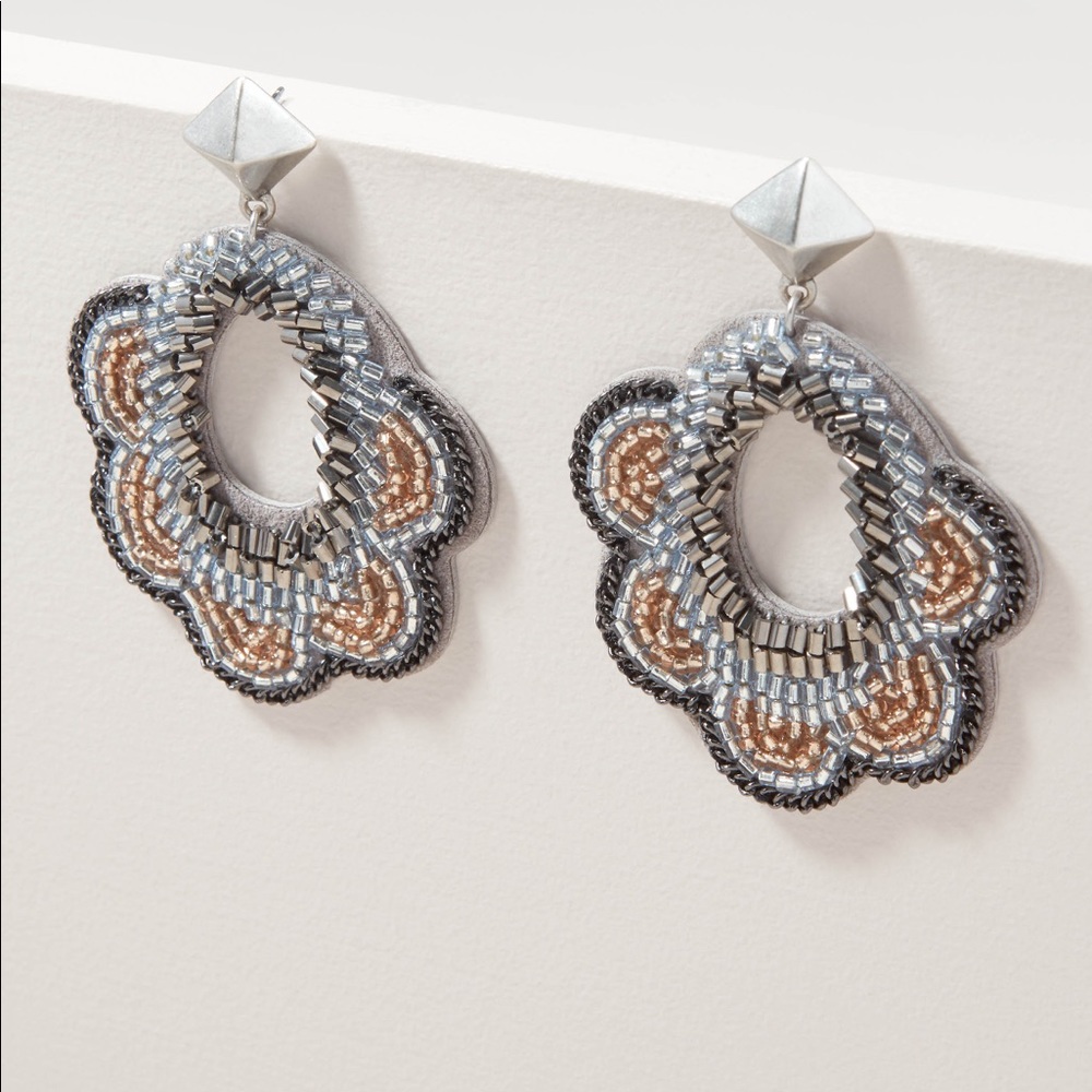 Dove statement earrings
